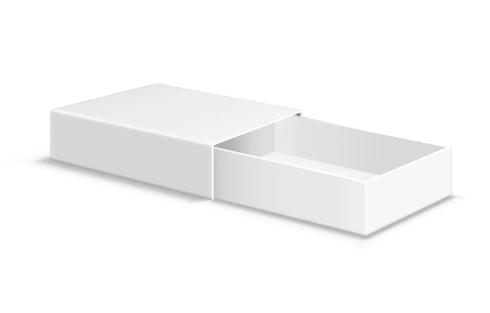 Caja con charola corrediza