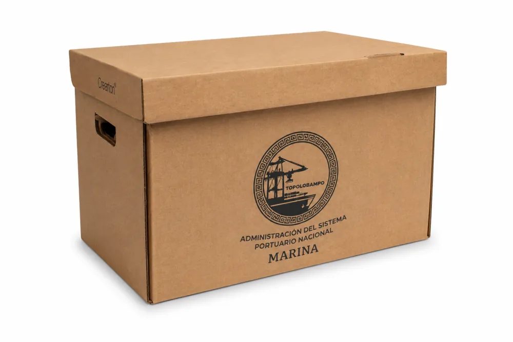 Caja para archivo de la Administración del Sistema Portuario Nacional Marina